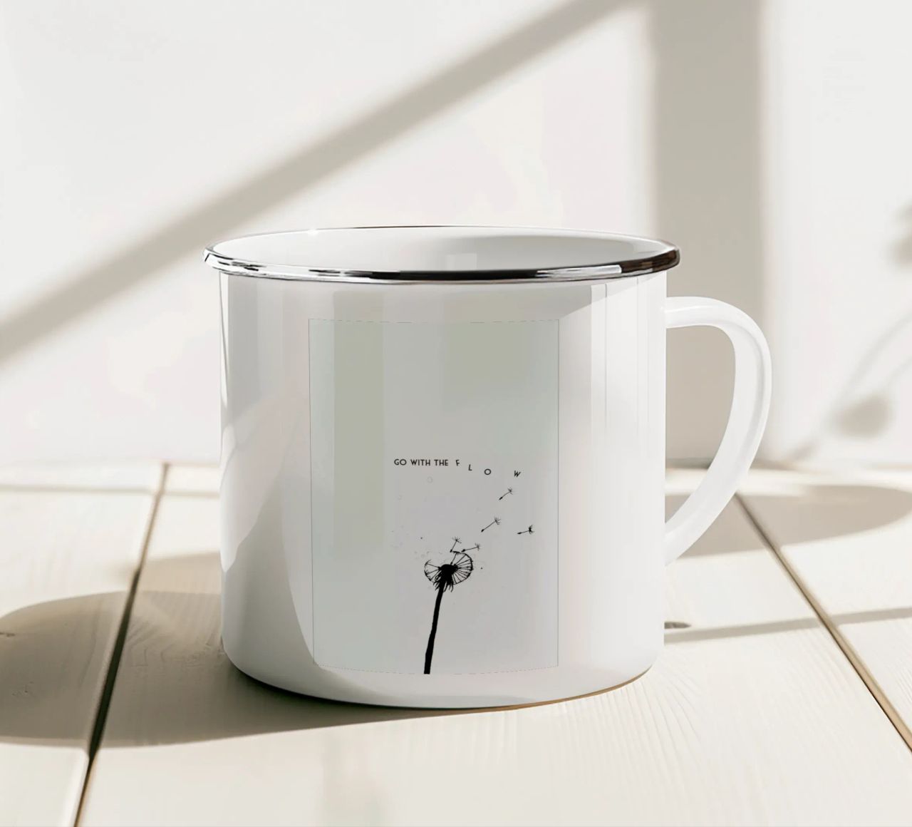 Flow tazza in smalto da Trabolt Design