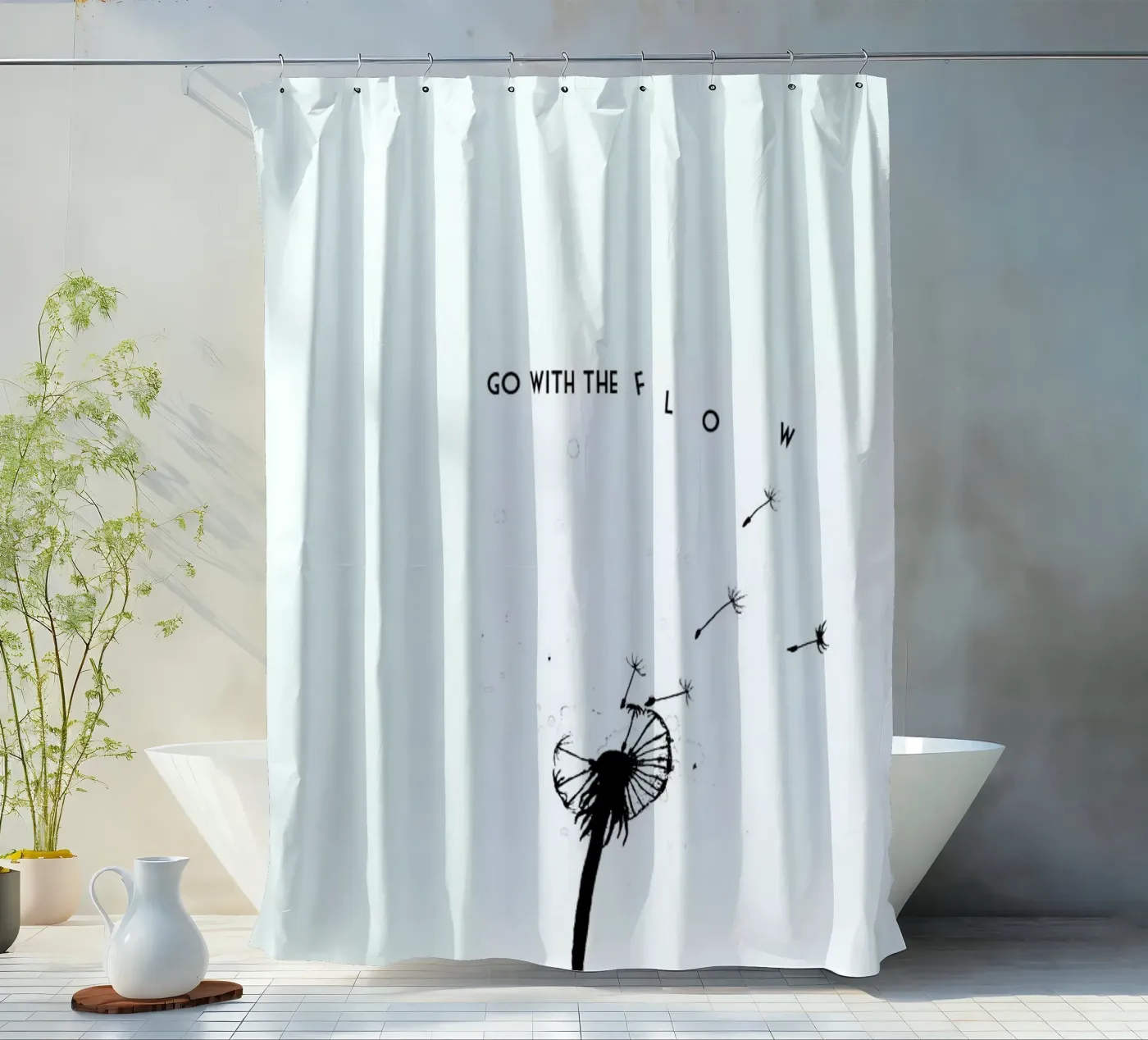 Flow Duschvorhang von Trabolt Design