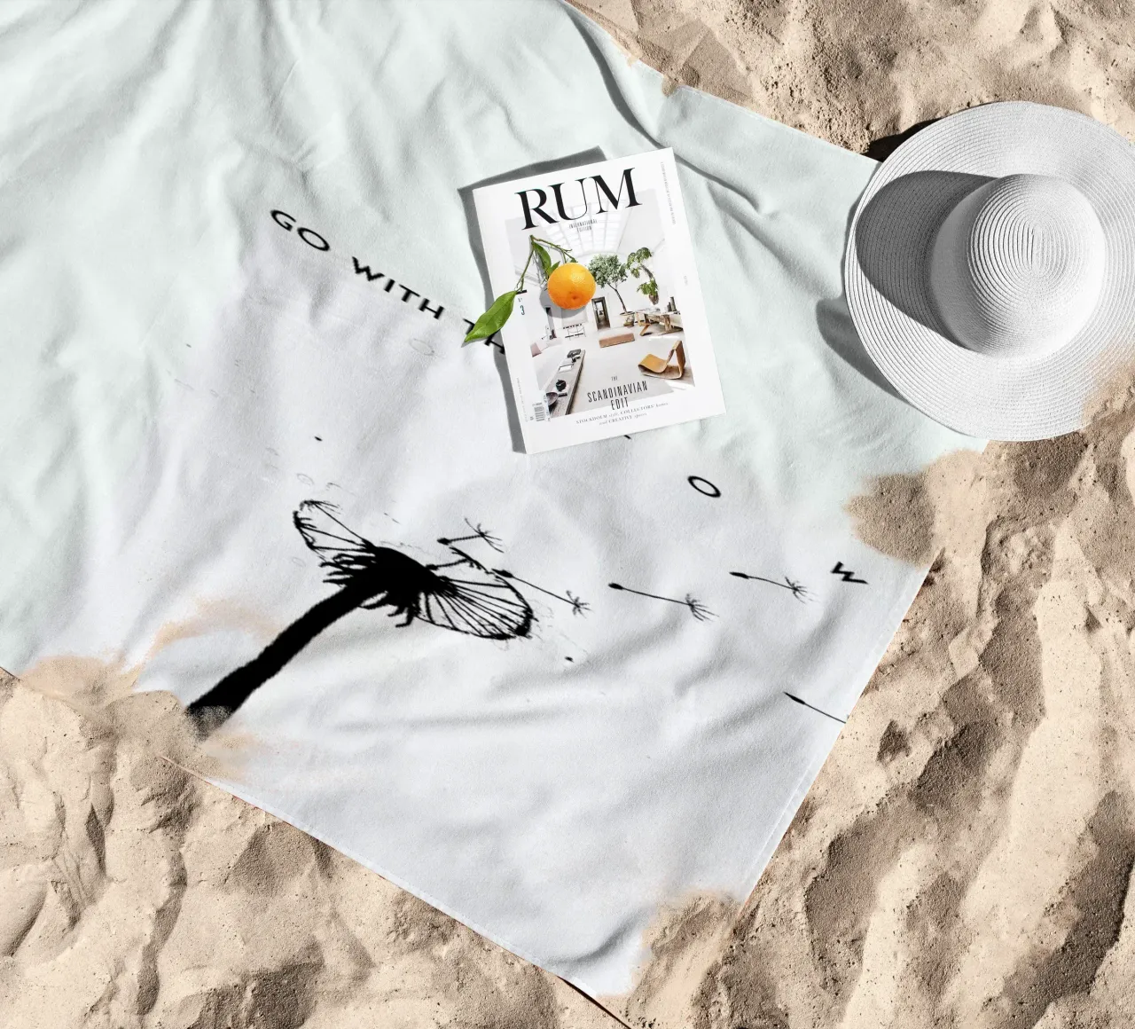 Flow toalla de playa de Trabolt Design