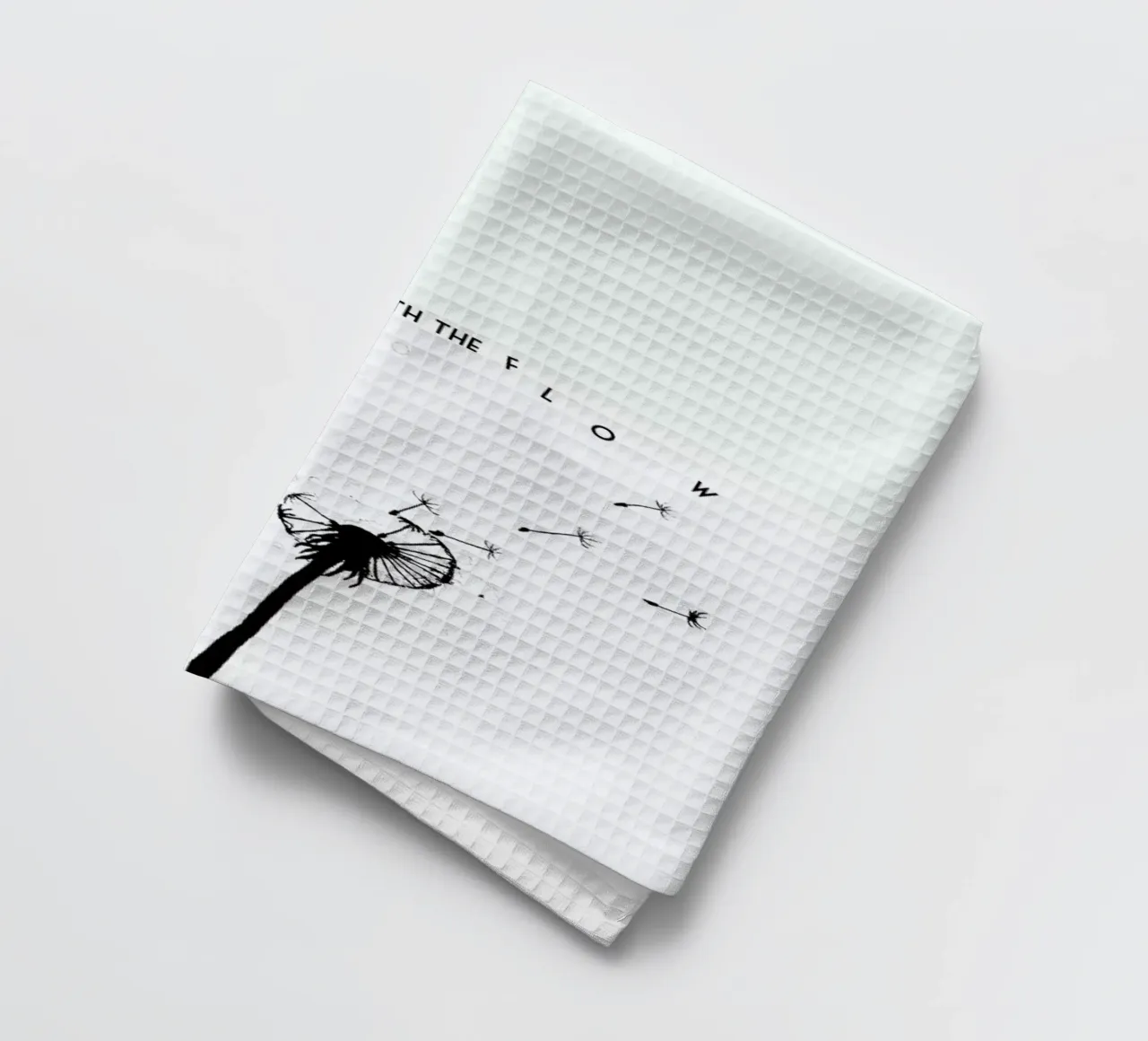Flow tea towel by Trabolt Design