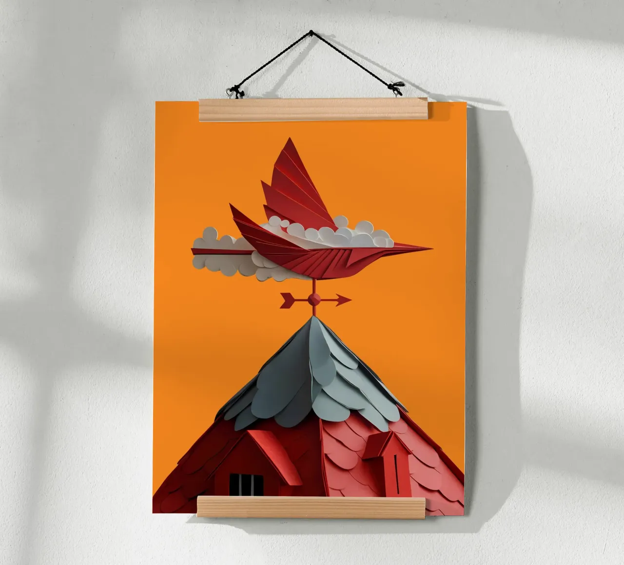 banderuola Papercut Art poster da Papercut Gallery