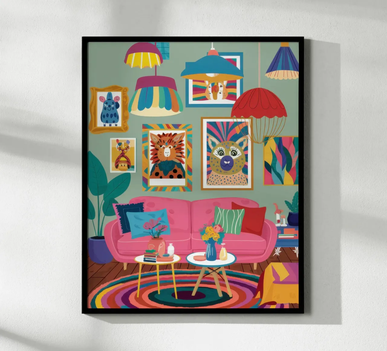 Eclectic Gallery Wall poster by Thistle Bloom