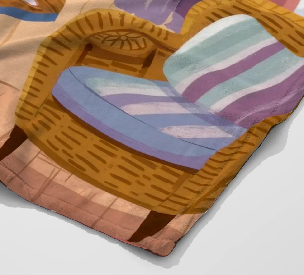 Accogliente angolo di lettura coperta in pile da Obs Canvas