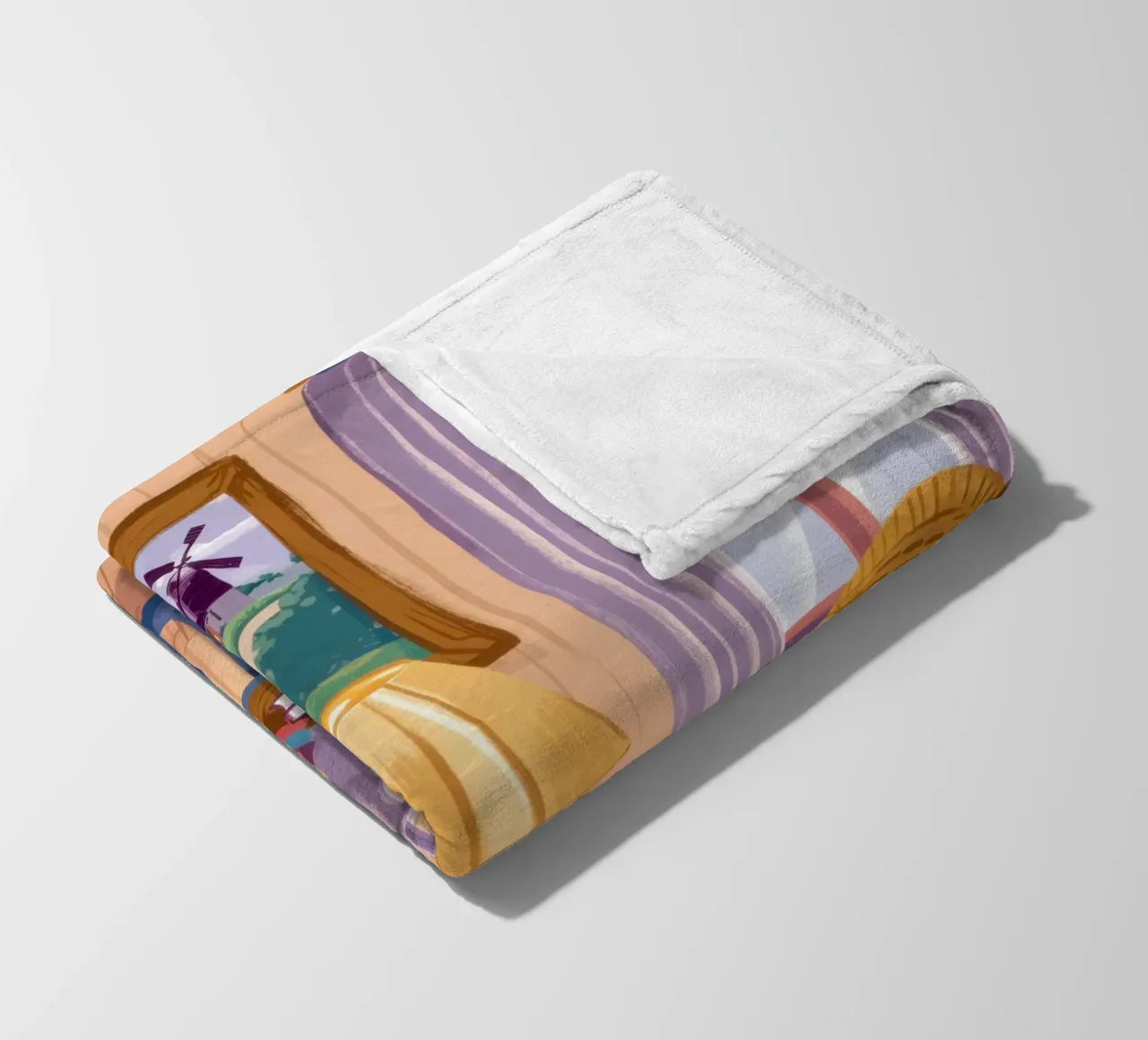 Accogliente angolo di lettura coperta in pile da Obs Canvas