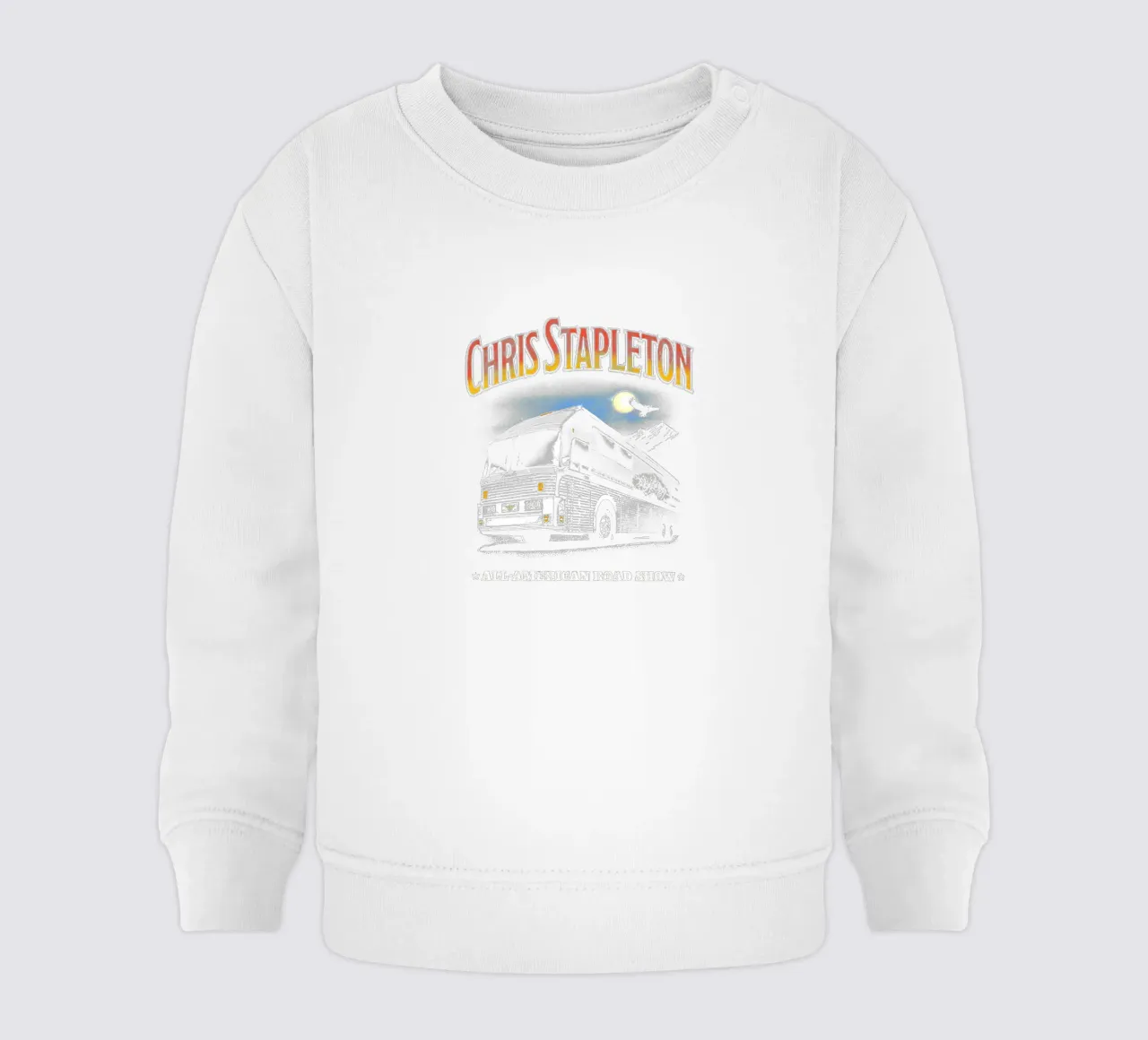 2025 Bus turistico Chris Stapleton felpa neonato da BAND MUSIC