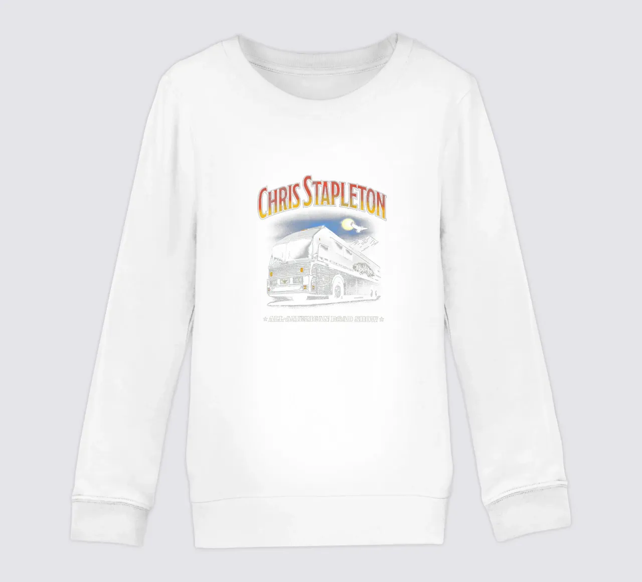 2025 Bus turistico Chris Stapleton felpa bambino da BAND MUSIC