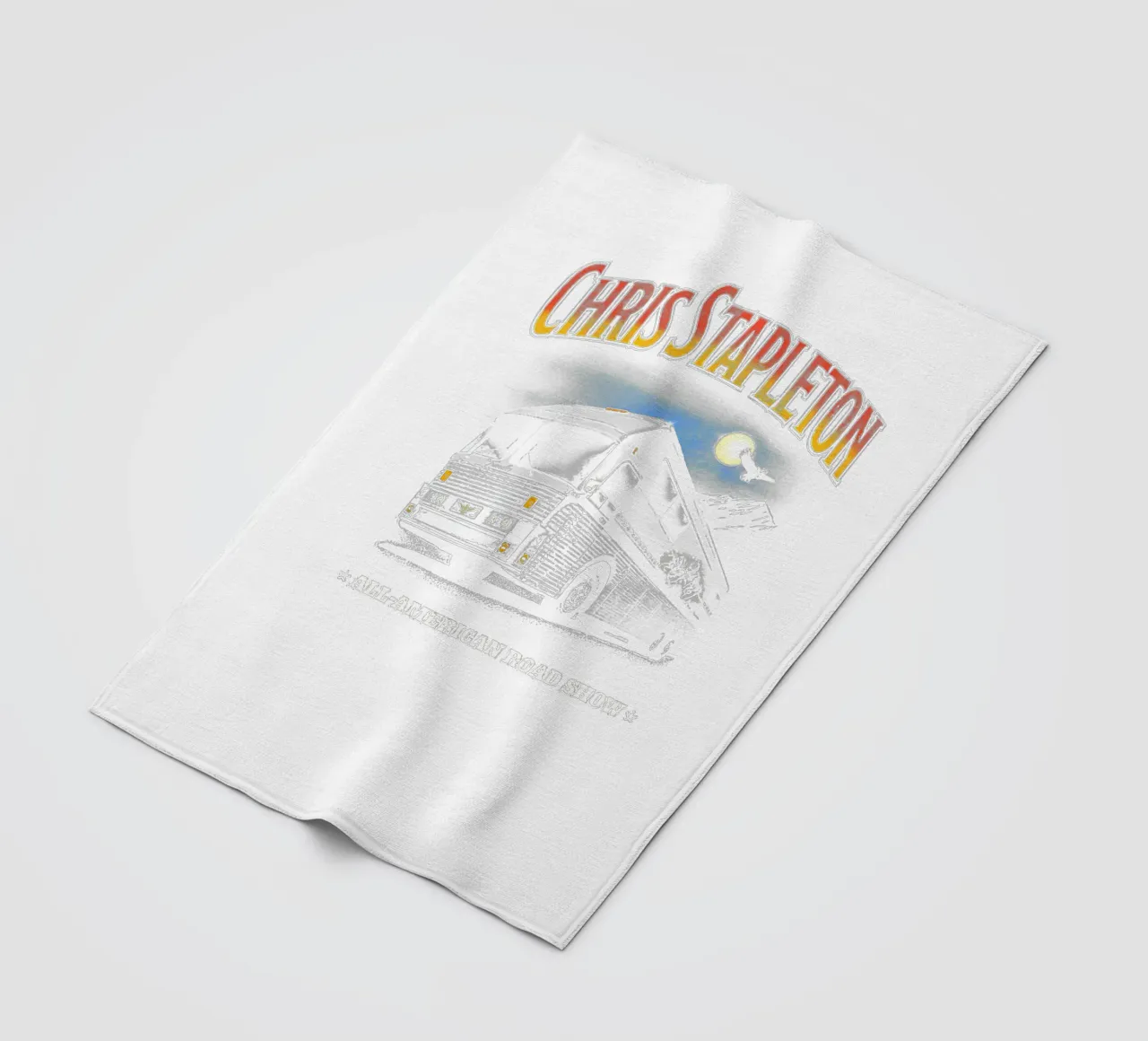 2025 Bus turistico Chris Stapleton coperta in pile da BAND MUSIC