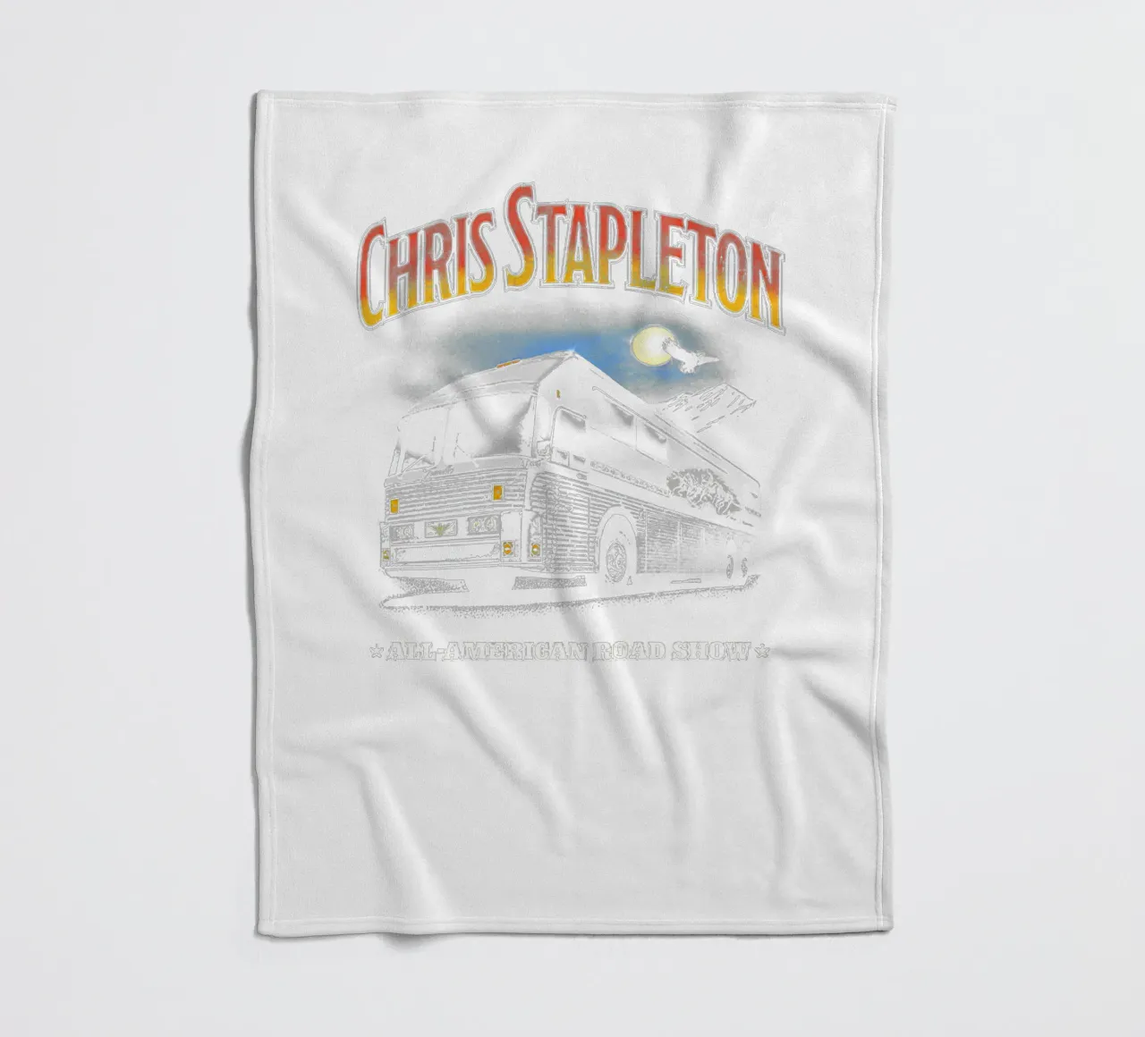 2025 Bus turistico Chris Stapleton coperta in pile da BAND MUSIC