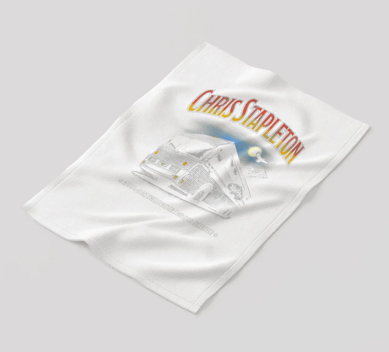 2025 Bus turistico Chris Stapleton coperta in pile da BAND MUSIC