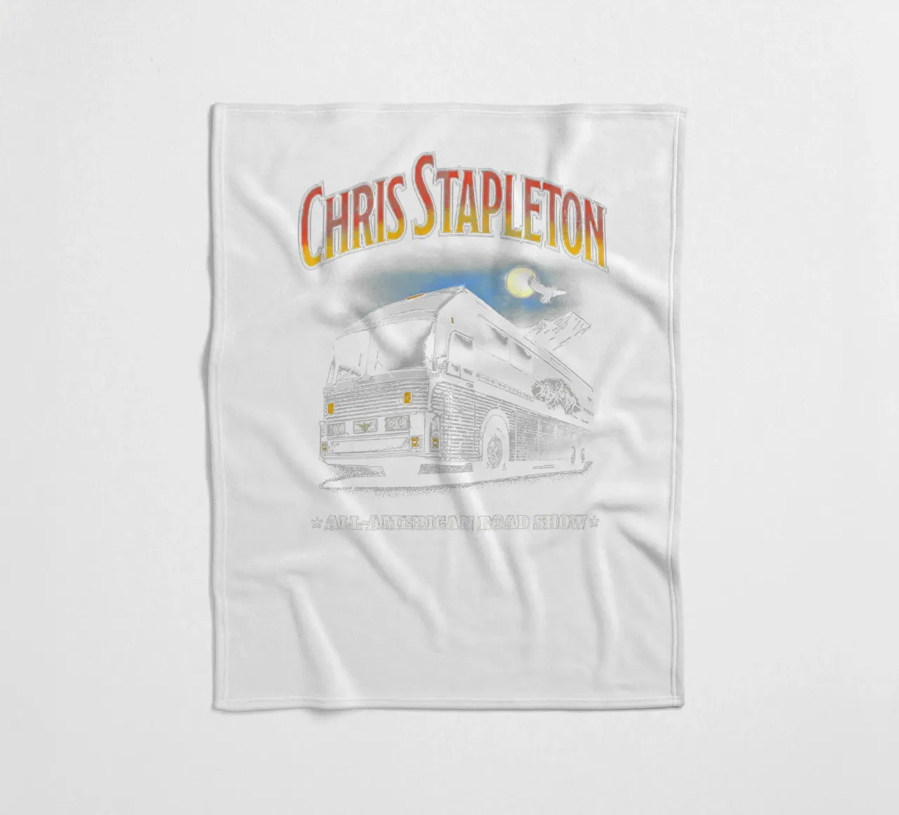 2025 Bus turistico Chris Stapleton coperta in pile da BAND MUSIC