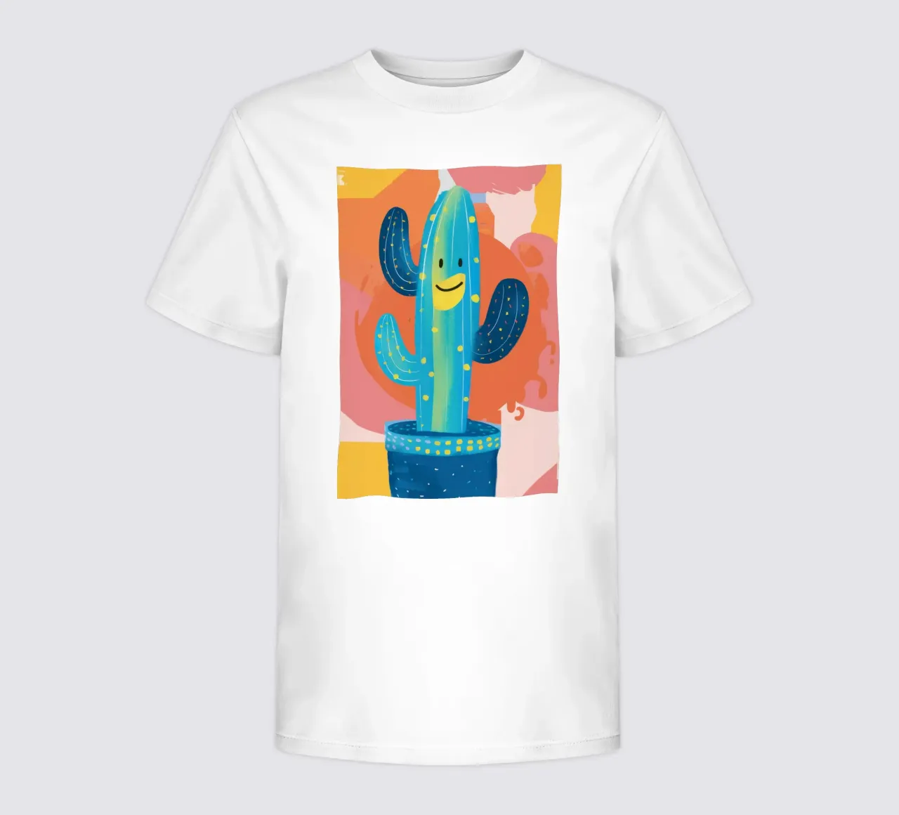Amico cactus gioioso t-shirt bambini da Lunar Valentina