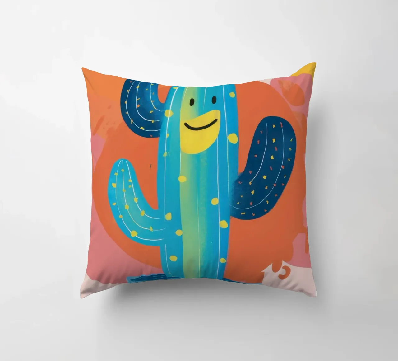 Amico cactus gioioso cuscino da Lunar Valentina