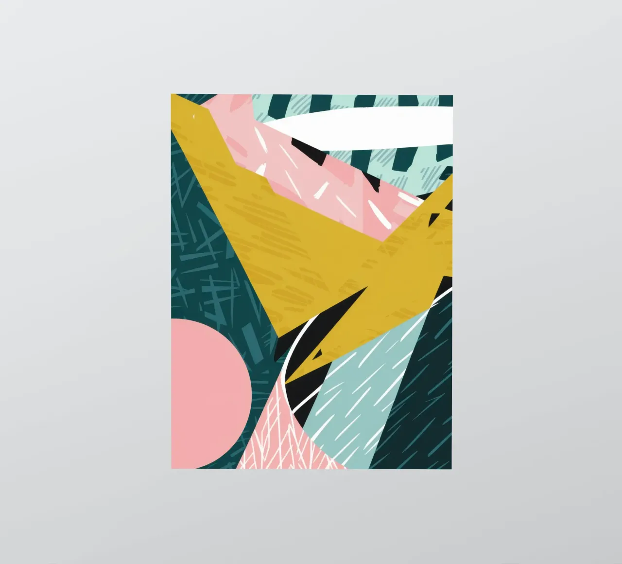 Dynamic Green Collision sticker by Thistle Bloom