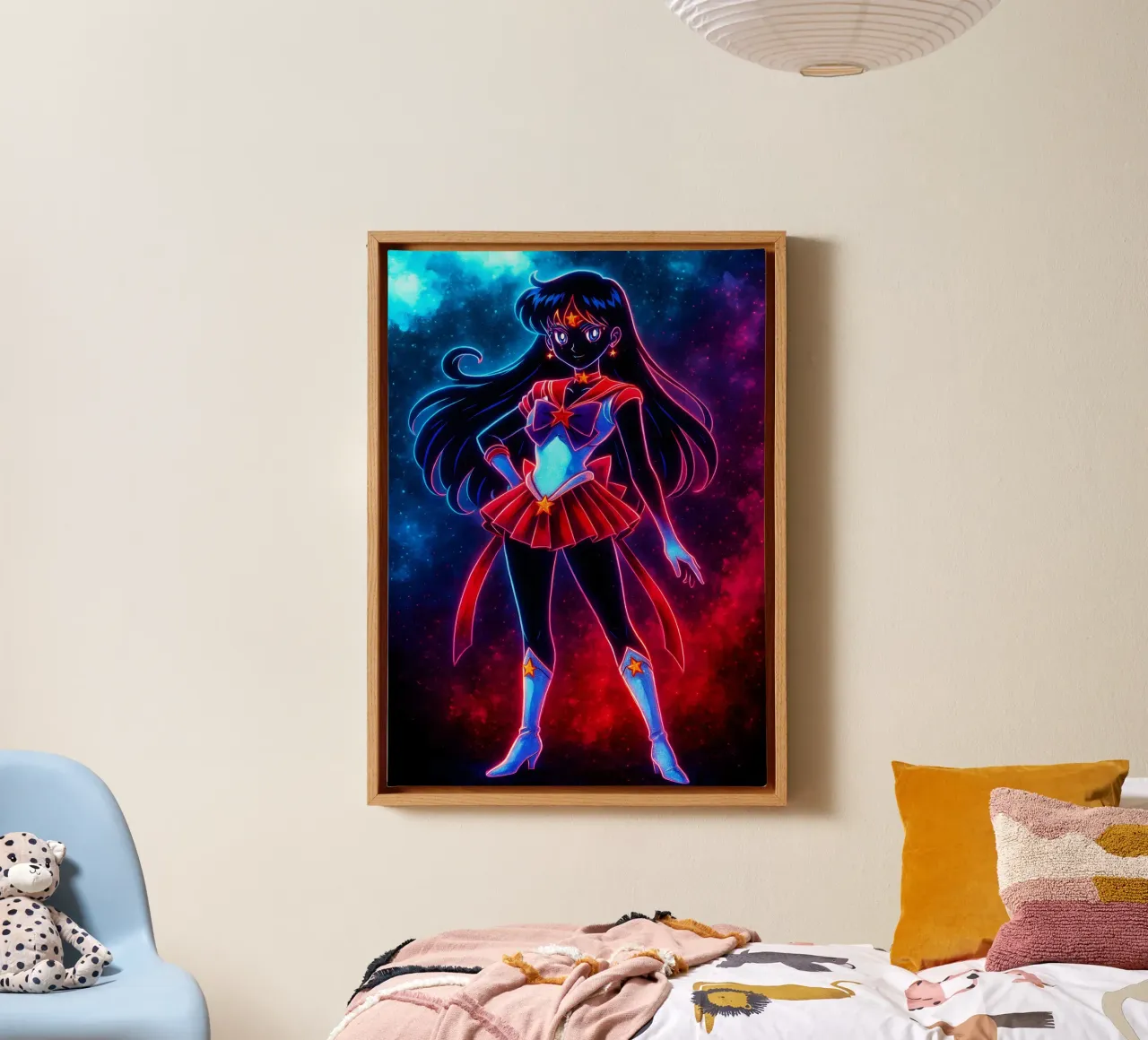 Soul Of Sailor Moon MARS canvas with Floater frame by DGSoulheroes