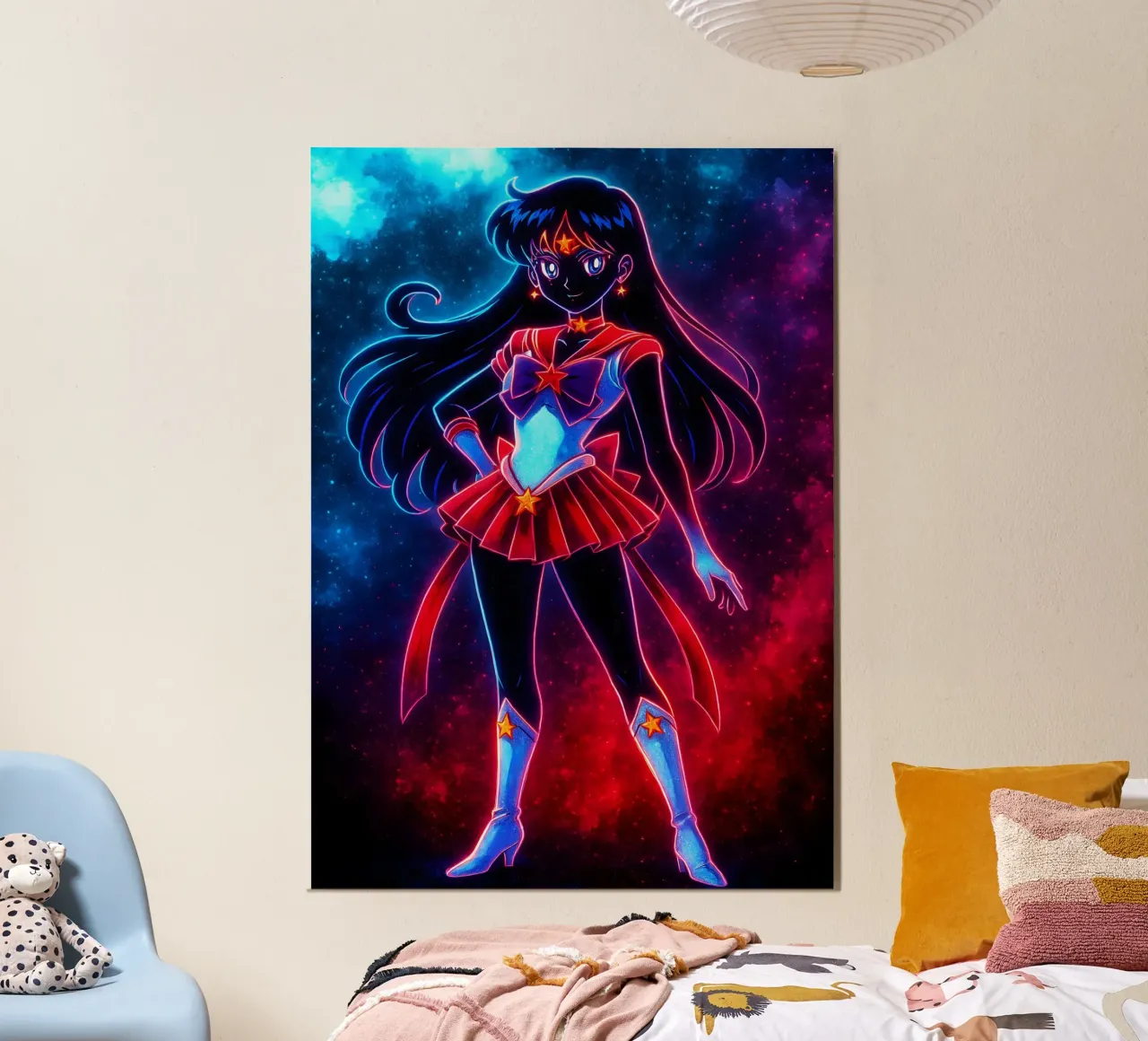 Soul Of Sailor Moon MARS poster con telaio in plastica da DGSoulheroes