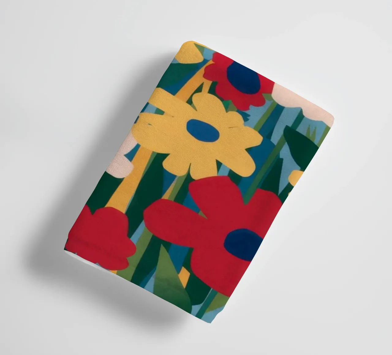 Primary Color Meadow towel by Obs Canvas