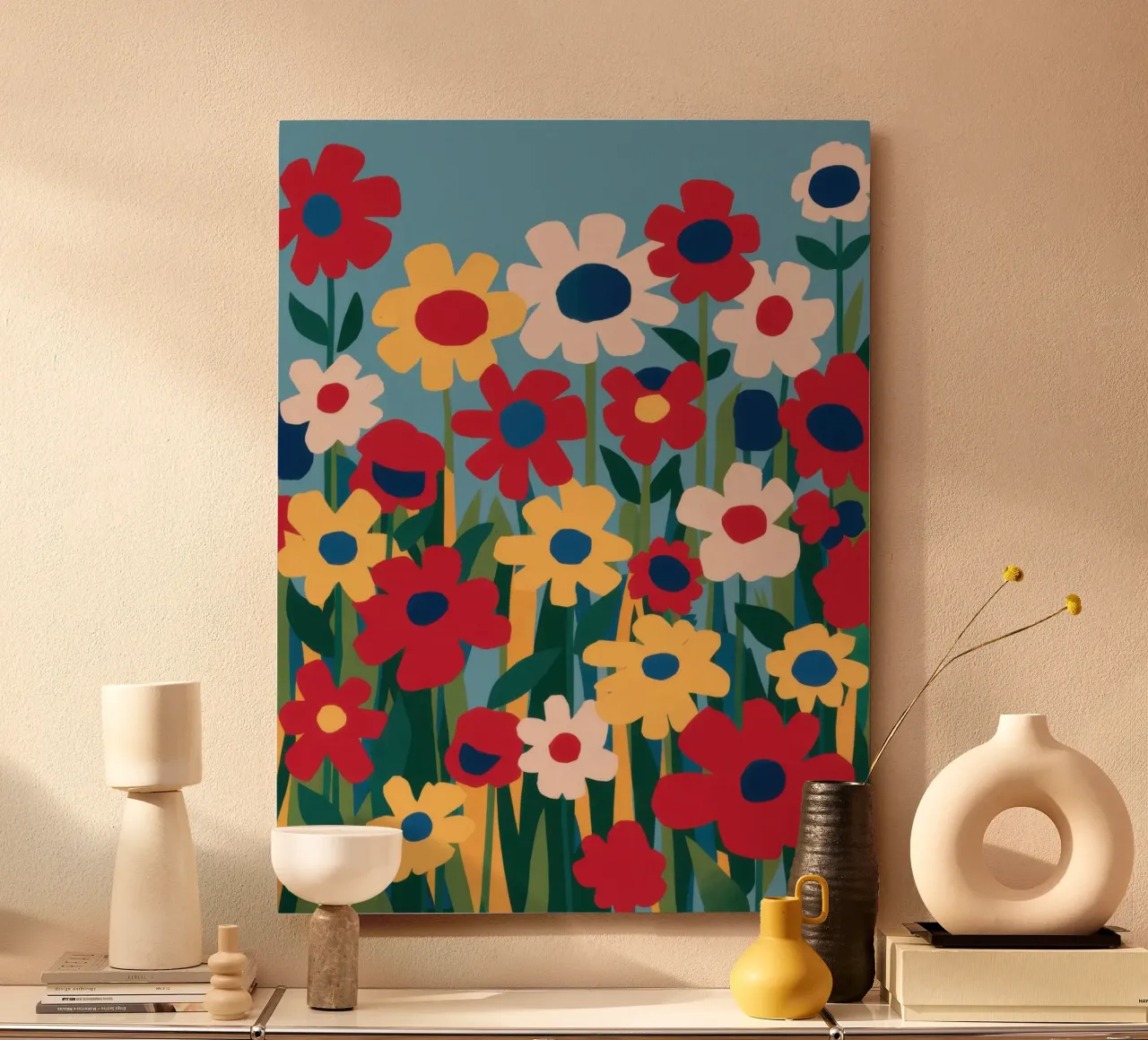 Primary Color Meadow forex plate by Obs Canvas
