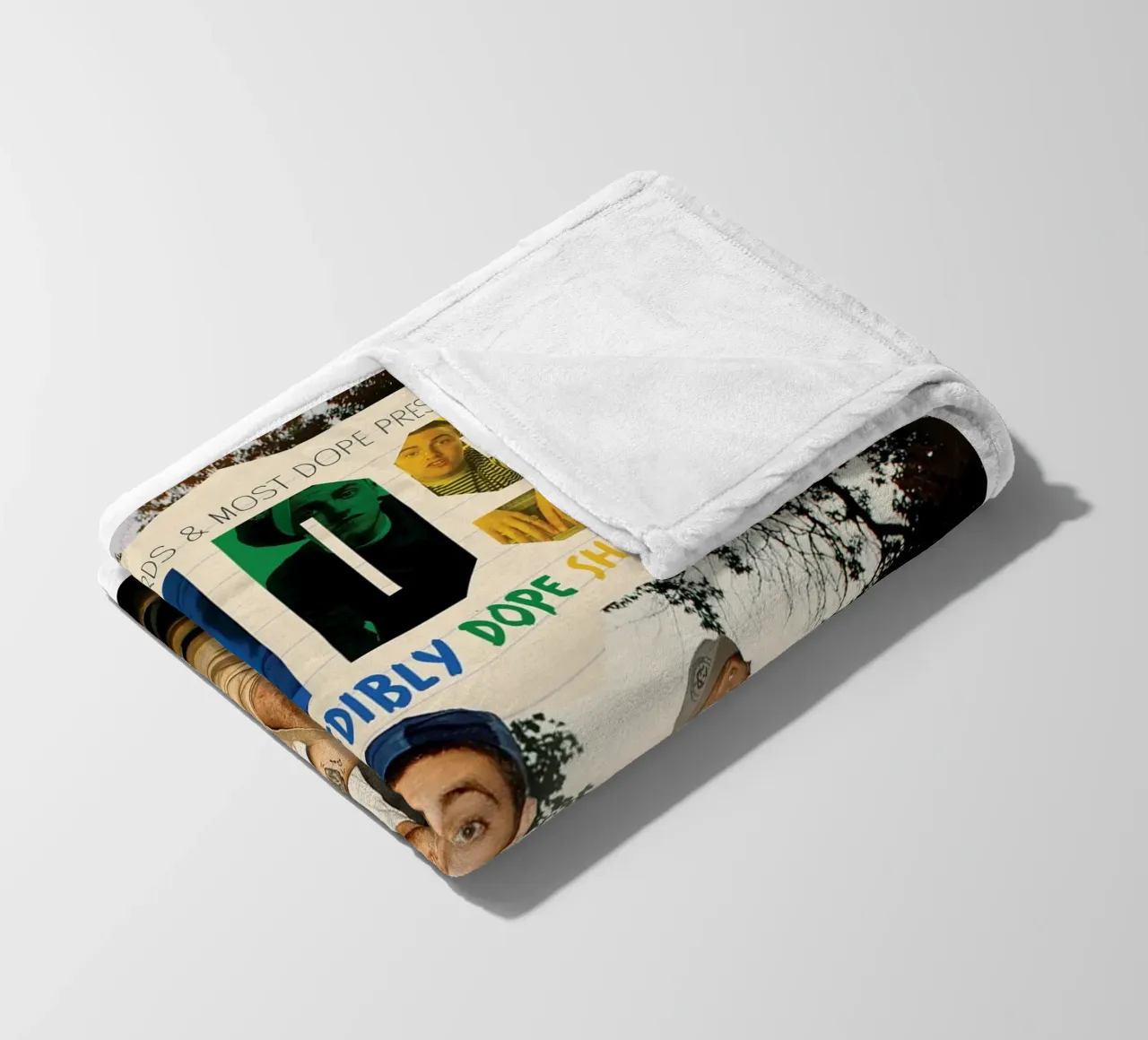 Copertina alternativa per l'album di Mac Miller coperta in pile da softseilish