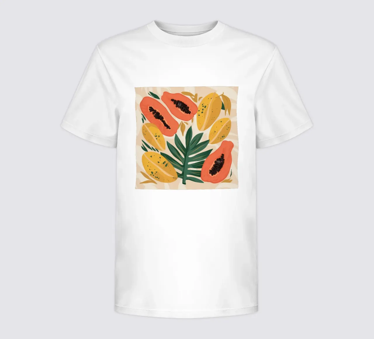 Papaya Pattern Play t-shirt bambini da Gaia Viesta
