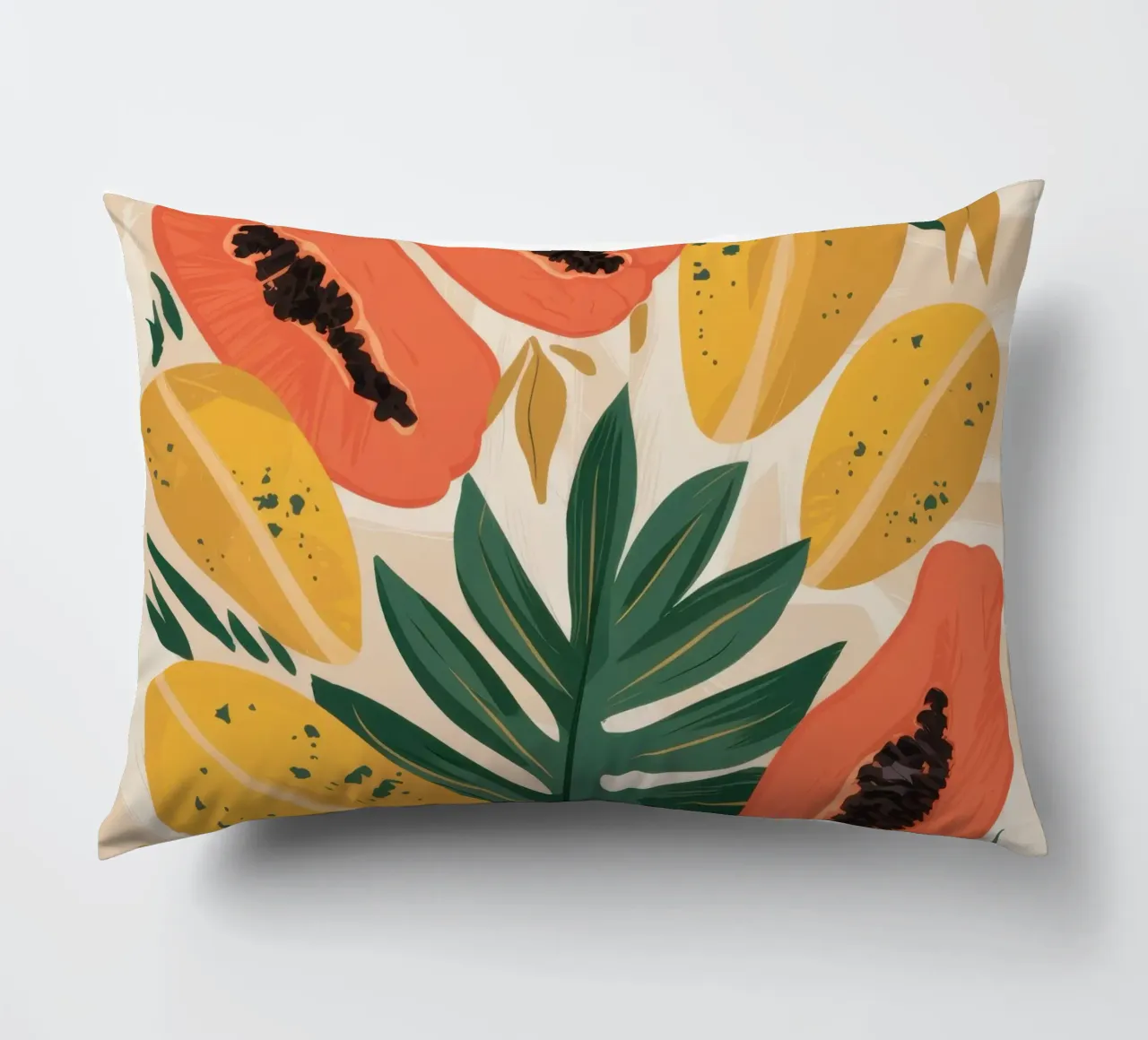 Papaya Pattern Play cuscino da Gaia Viesta
