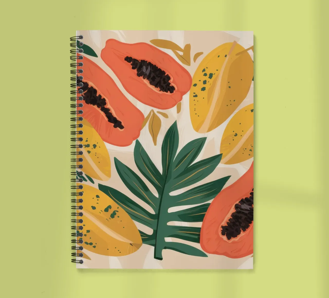 Papaya Pattern Play diario ad anelli da Gaia Viesta