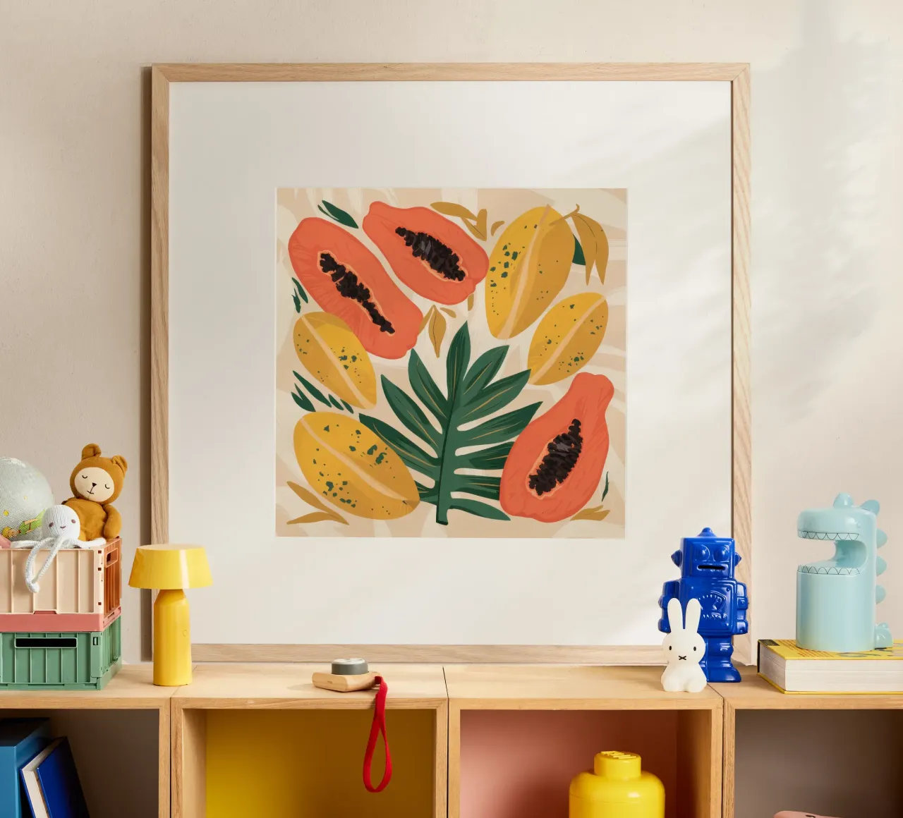 Papaya Pattern Play poster da Gaia Viesta