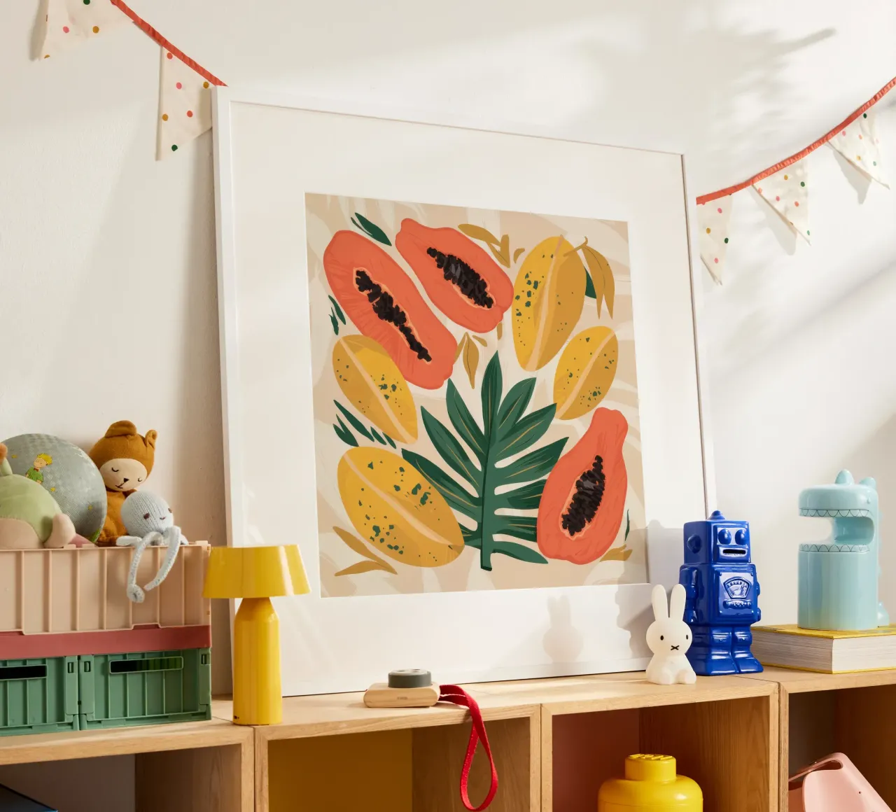 Papaya Pattern Play poster da Gaia Viesta