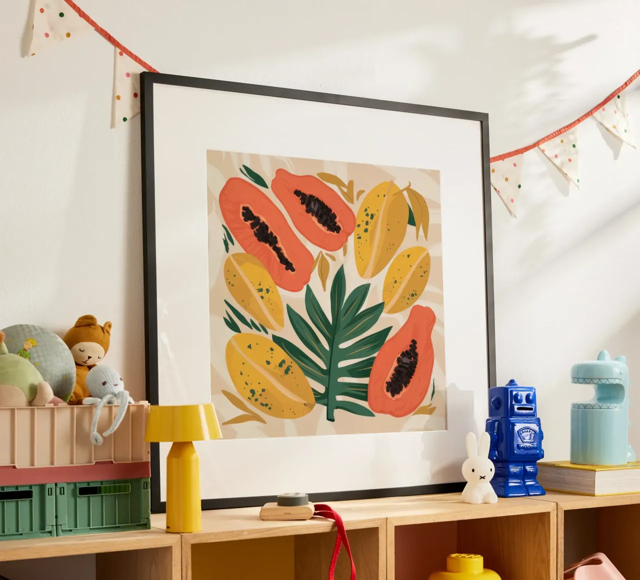 Papaya Pattern Play poster da Gaia Viesta