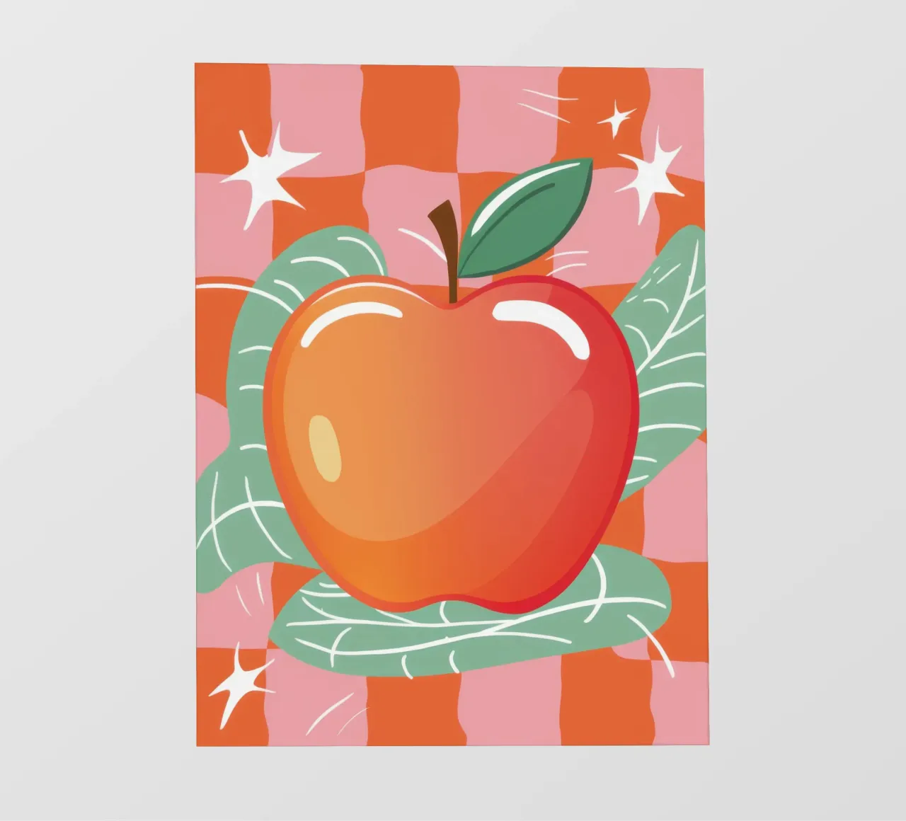 Sparkling Apple Pop lámina retroiluminada de Line Fable