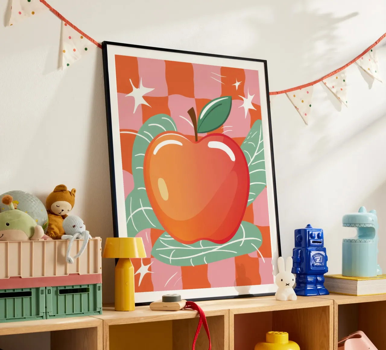Sparkling Apple Pop hahnemühle by Line Fable