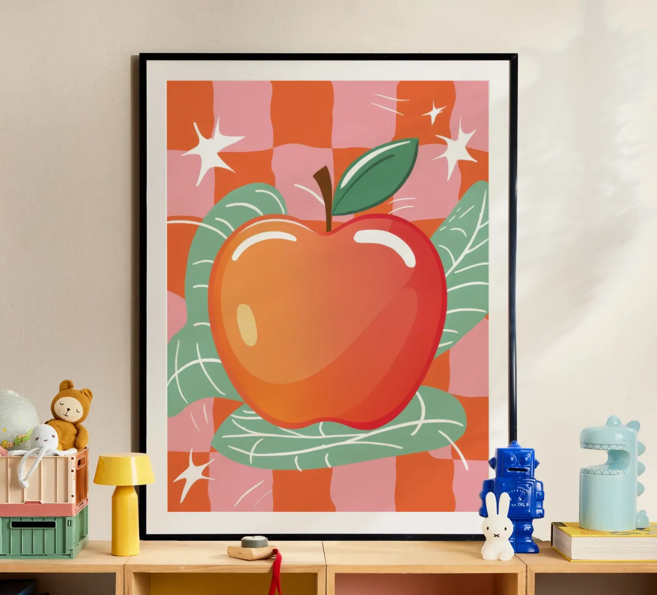 Sparkling Apple Pop hahnemühle by Line Fable