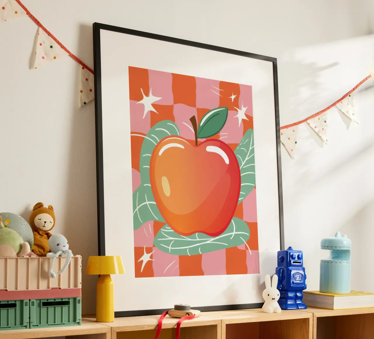 Sparkling Apple Pop hahnemühle by Line Fable