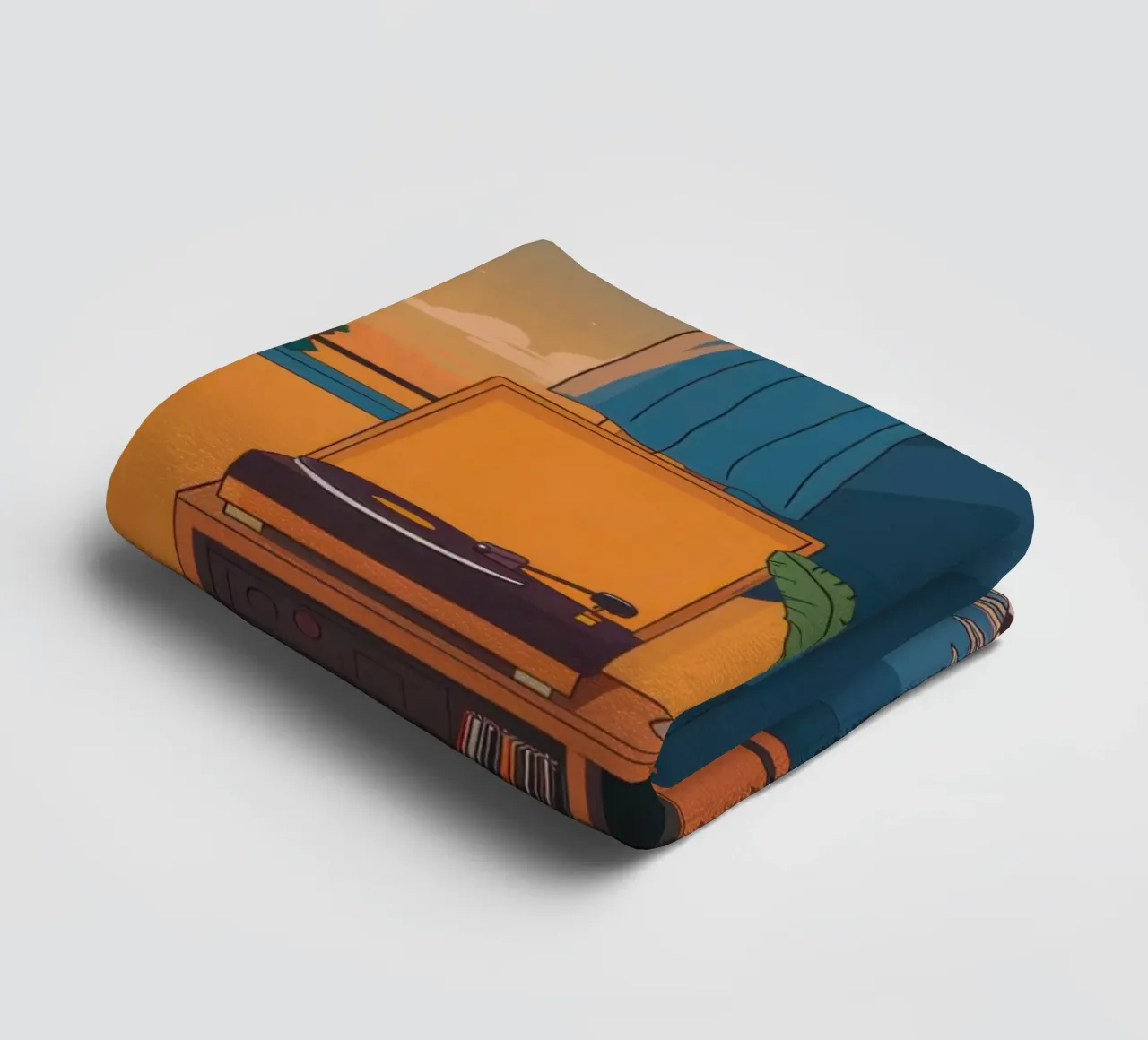Coin lecture confortable le soir serviette de bain de Thistle Bloom