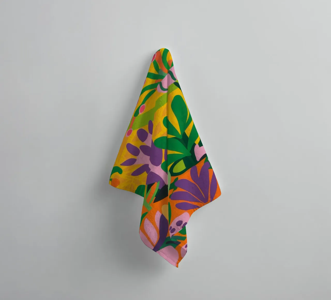 Vivid Garden Abundance towel by Line Fable