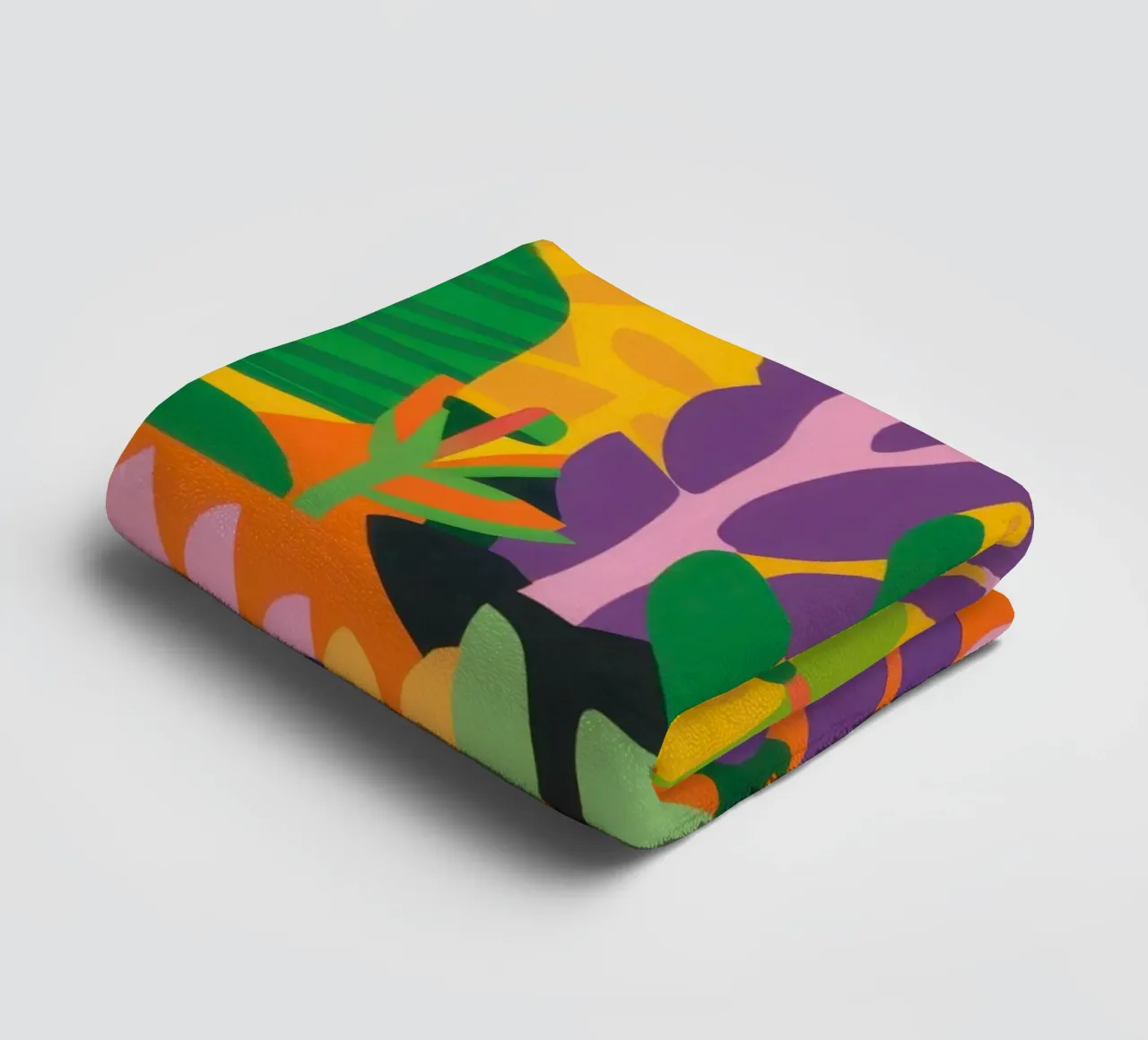 Vivid Garden Abundance towel by Line Fable