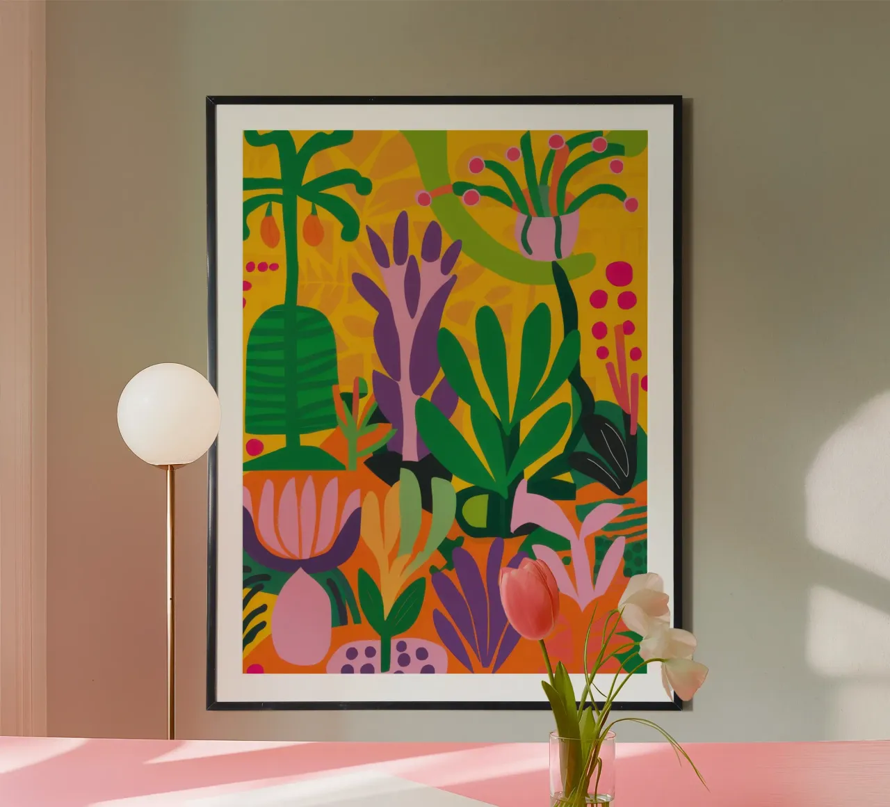 Vivid Garden Abundance hahnemühle by Line Fable