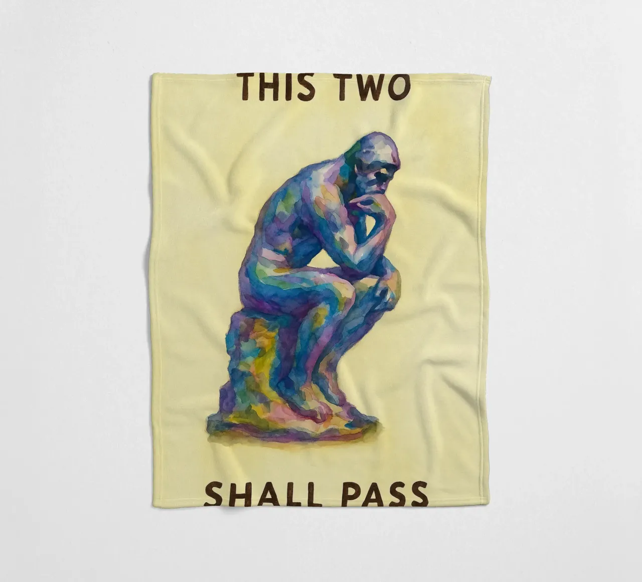 questo due passerà pittura per bagno coperta in pile da Goldend
