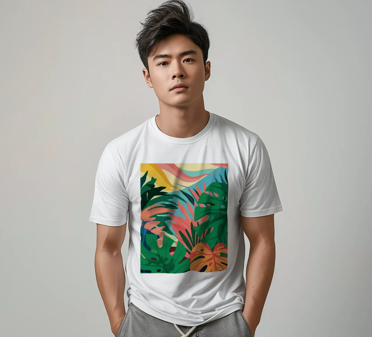 Tettoia della giungla lussureggiante t-shirt da Gaia Viesta