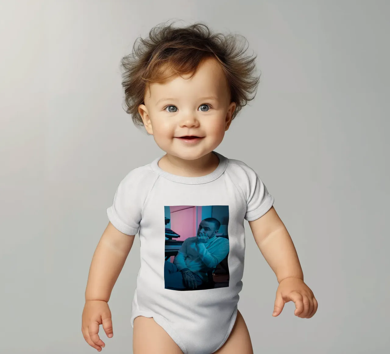 Stile estetico Mac Miller body neonato maniche corte da softseilish
