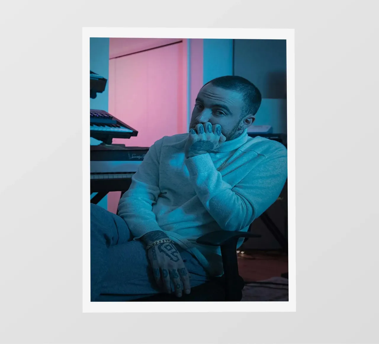 Stile estetico Mac Miller pellicola backlit da softseilish