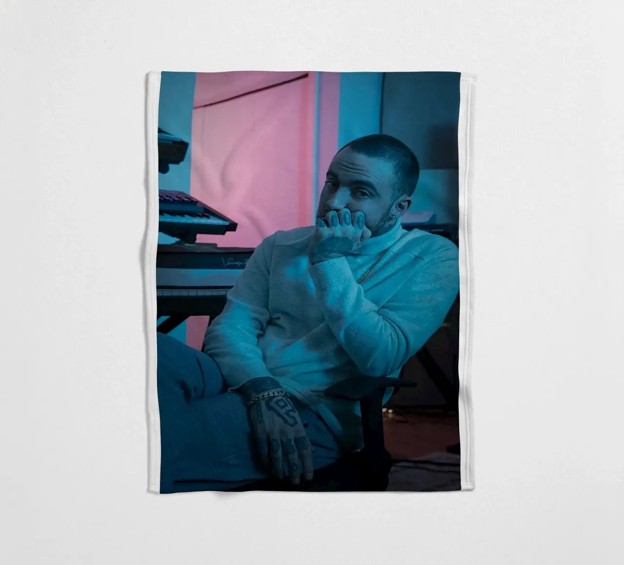 Stile estetico Mac Miller coperta in pile da softseilish
