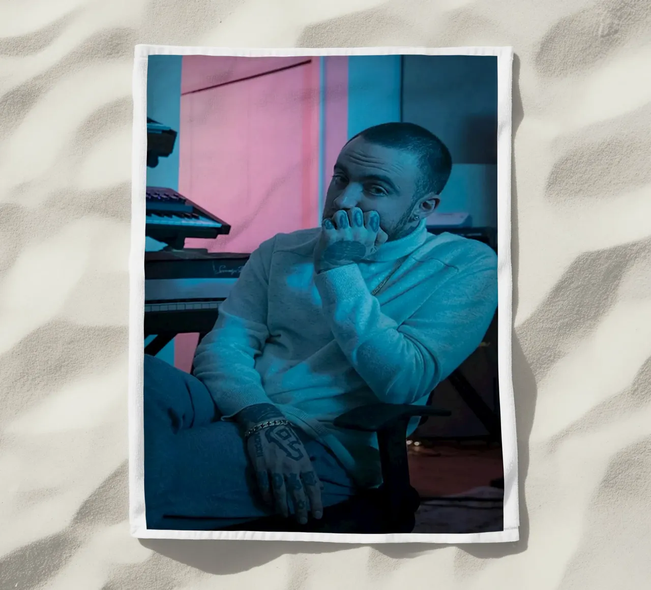 Stile estetico Mac Miller telo mare da softseilish