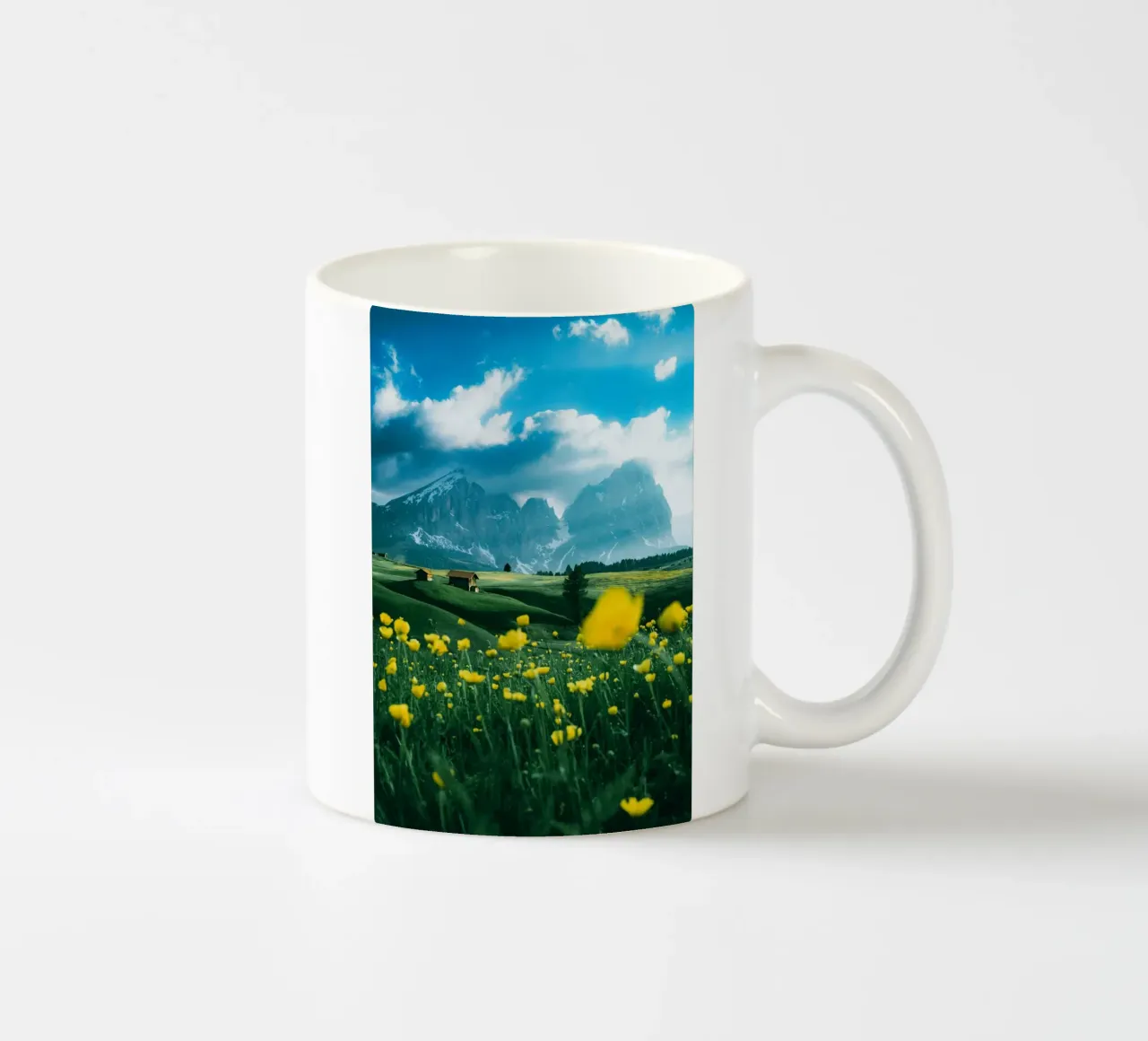 wildflowers greenery tazza in ceramica da animal story home