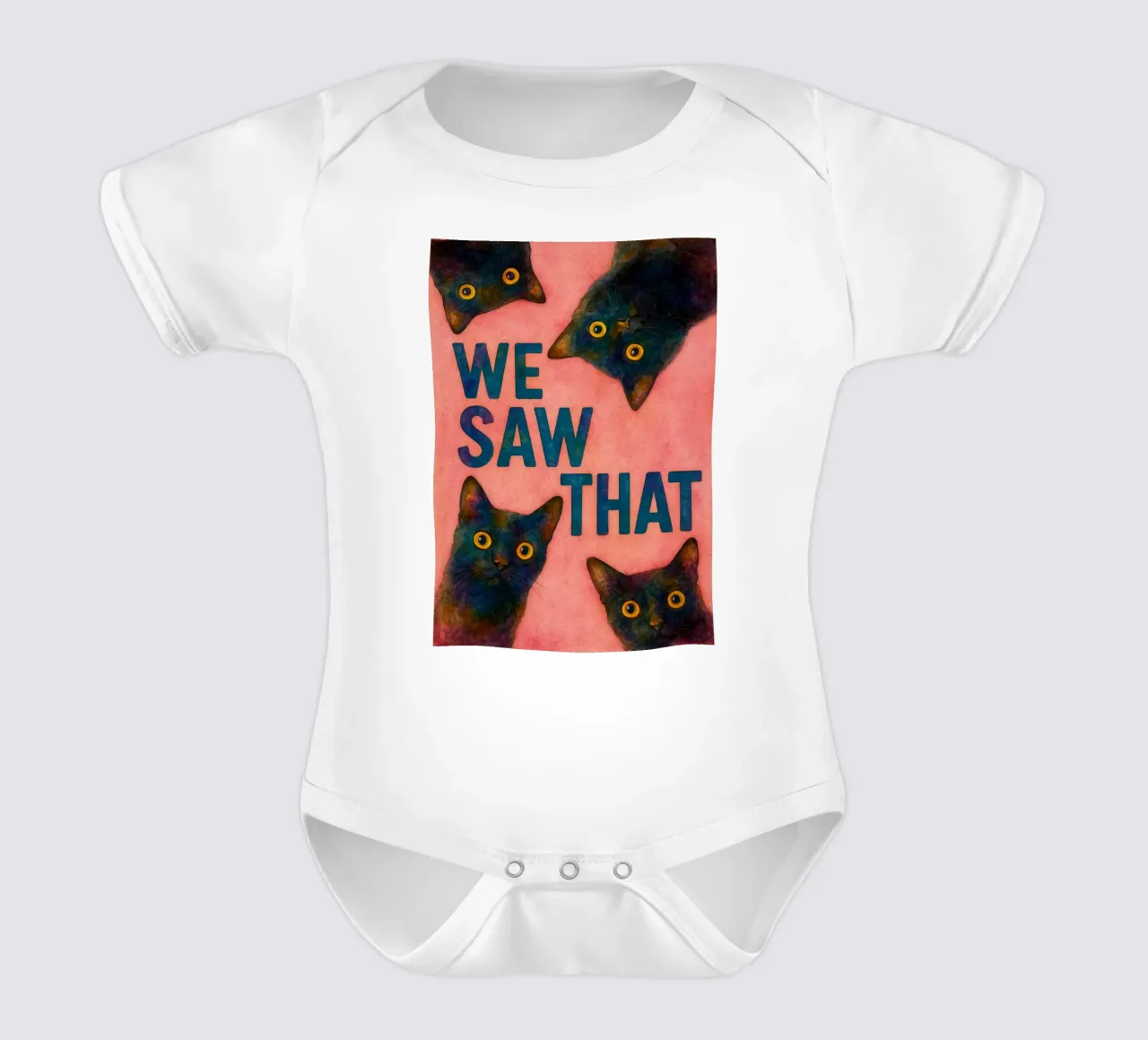 wir sahen das Badgemälde Kurzarm Babybody von Goldend