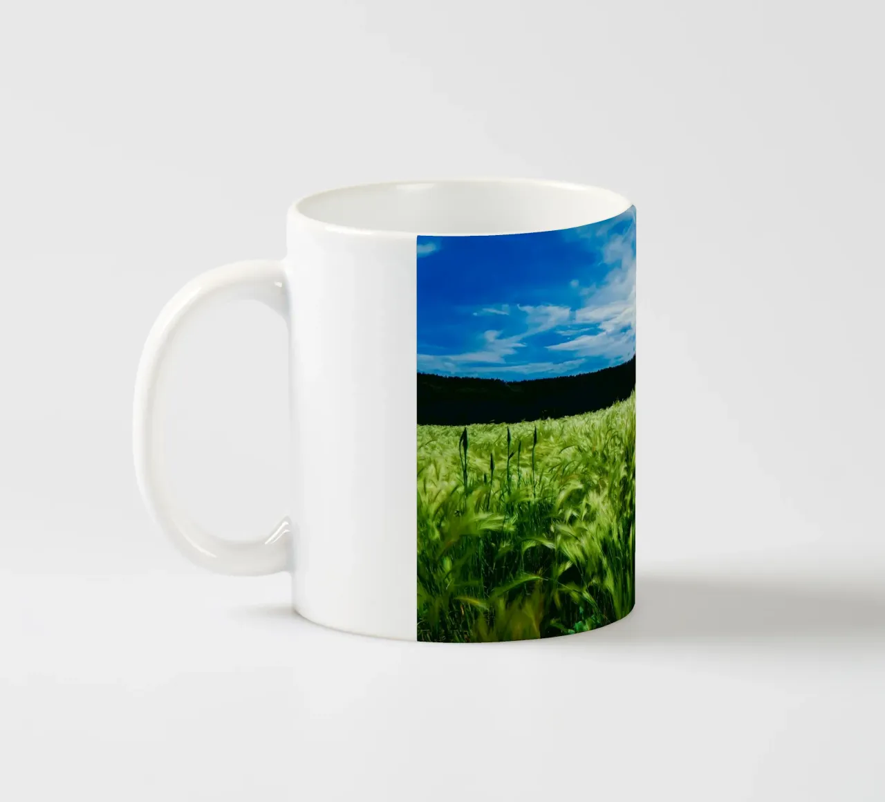 summer scenery ceramic mug by animal story home