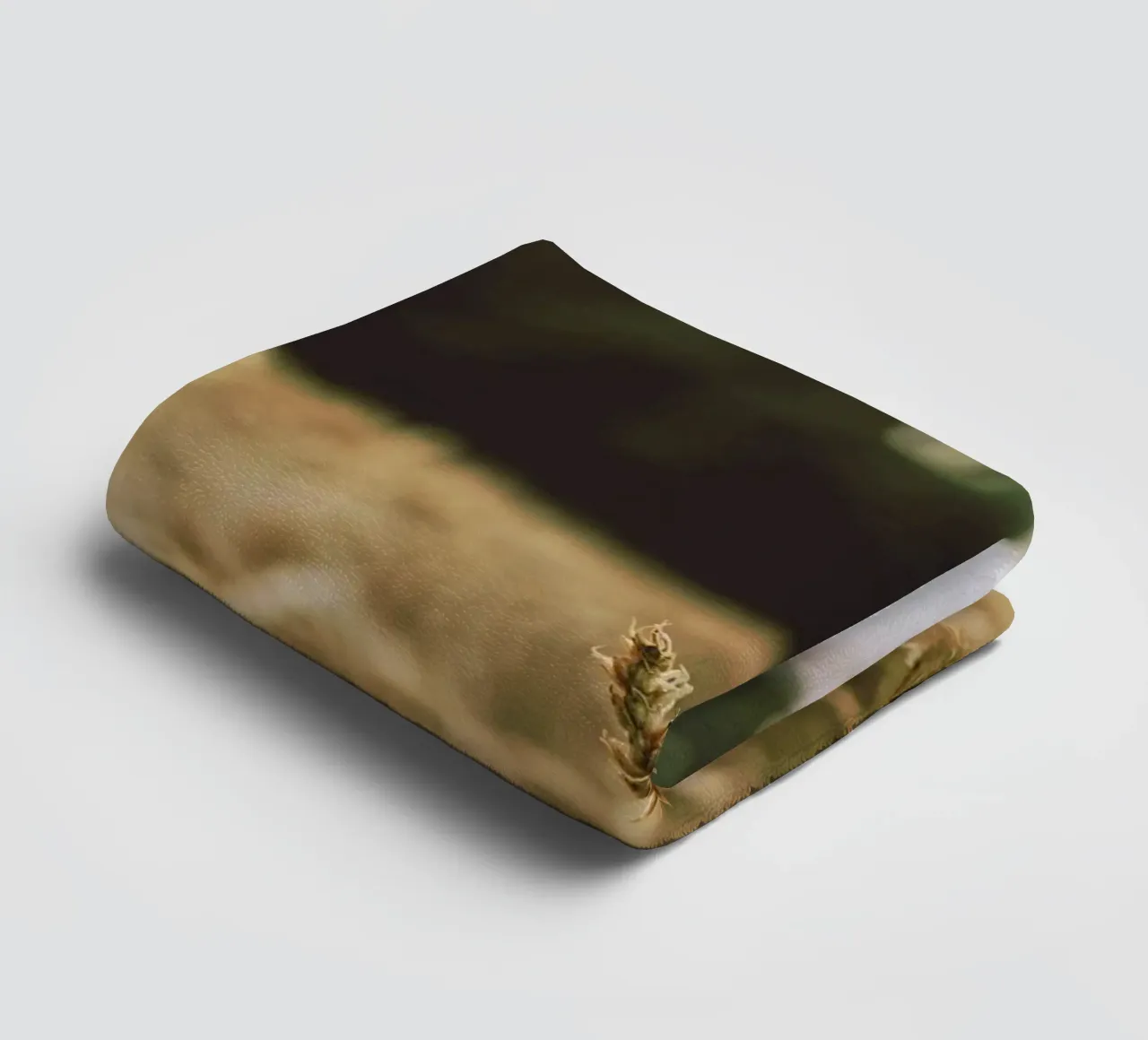 golden bokeh towel by animal story home