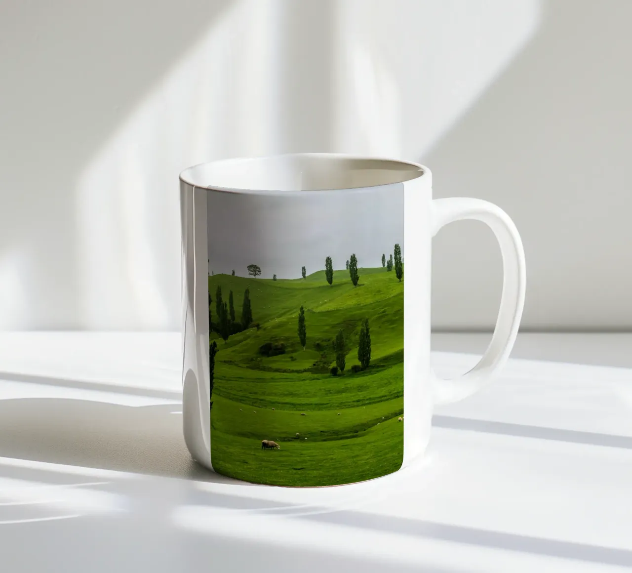 idyllic view tazza in ceramica da animal story home