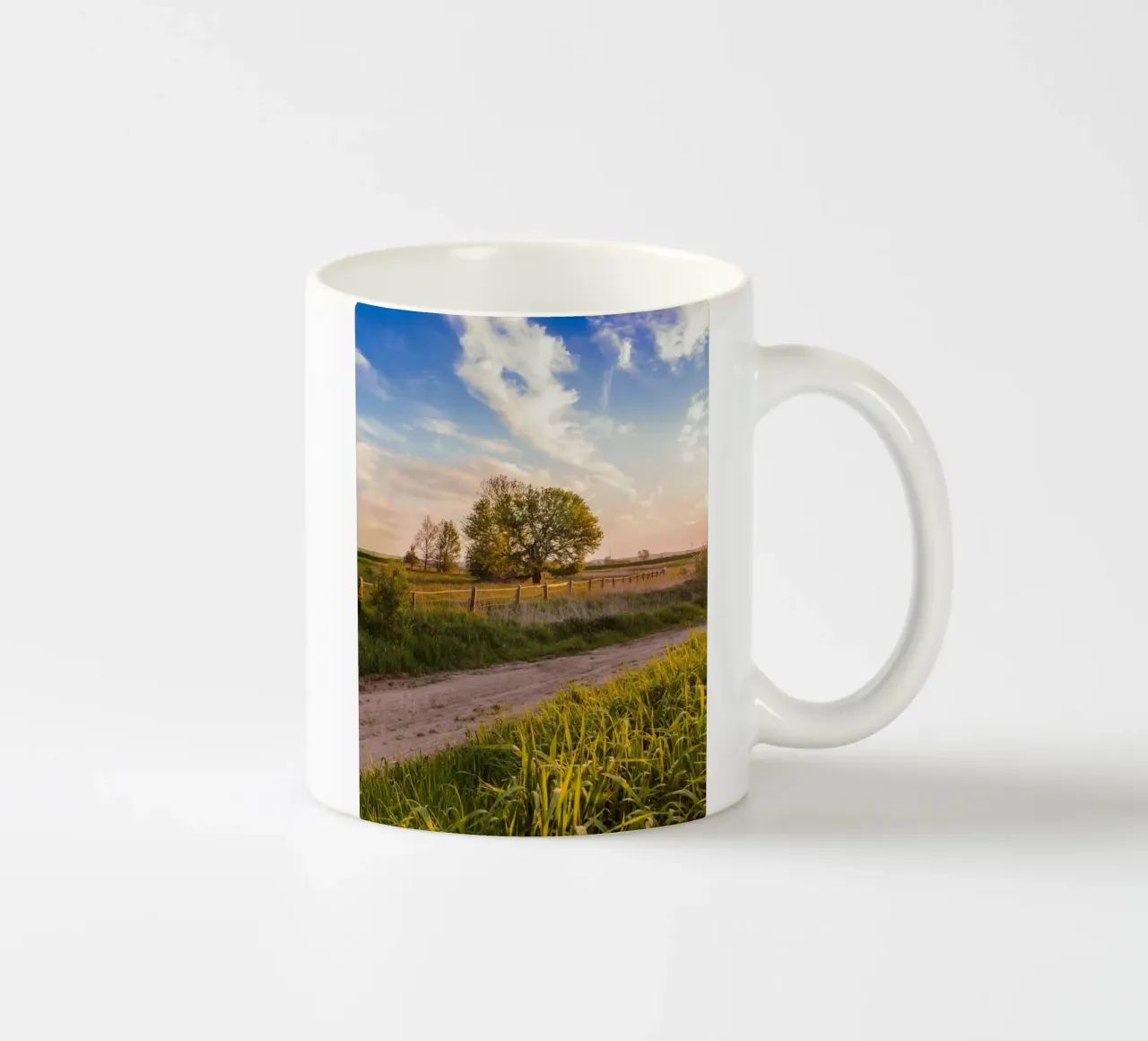 path grass clouds tazza in ceramica da animal story home