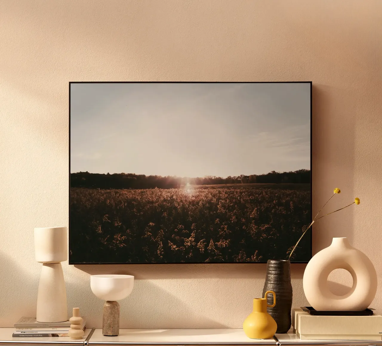 rural dusk evening alluminio dibond da animal story home