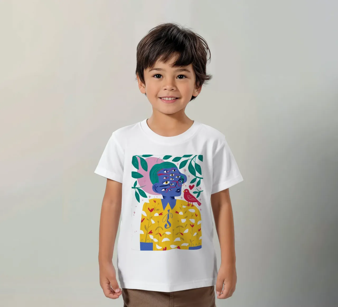 Compagno poetico degli uccelli t-shirt bambini da Thistle Bloom